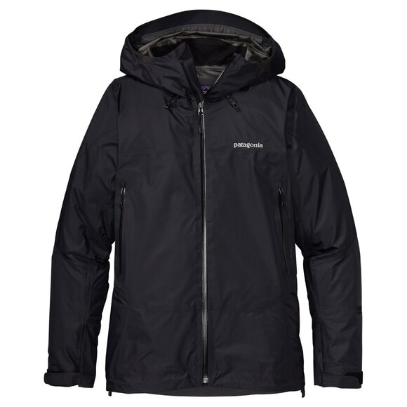 Patagonia women's Super Cell Jacket black S small waterproof GORE-TEX® 83825 - Picture 1 of 9